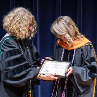 Provost Drake and Kellie Riley